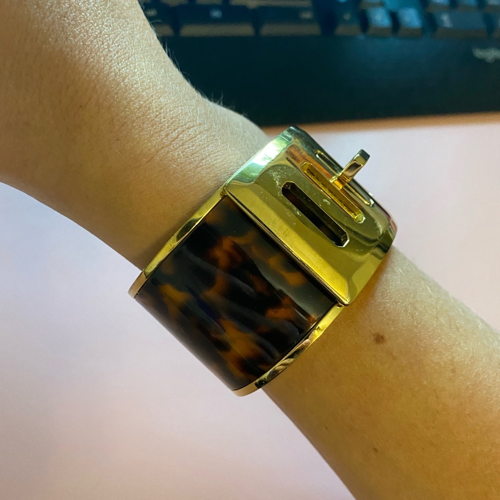 Michael Kors Gold and Brown Bracelet